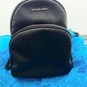 Michael Kors Charcoal Backpack
